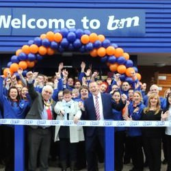 Picture Of Party atmosphere as new Bandamp;M Bargains store opens in Derby