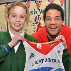 Picture Of Faster, higher, stronger with Paralympian Sam at Deeping St James school