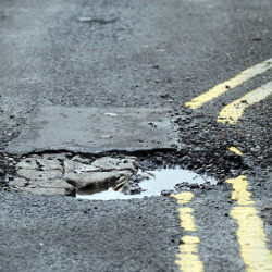 Picture Of 16,000 potholes reported across Greater Manchester in ONE year
