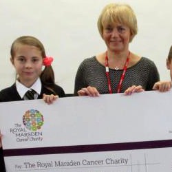 Picture Of Woodmansterne Primary School children raise money for Royal Marsden Hospital`s children`s ward