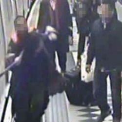 Picture Of Woman Dragged By Tube As Scarf Gets Caught In Doors